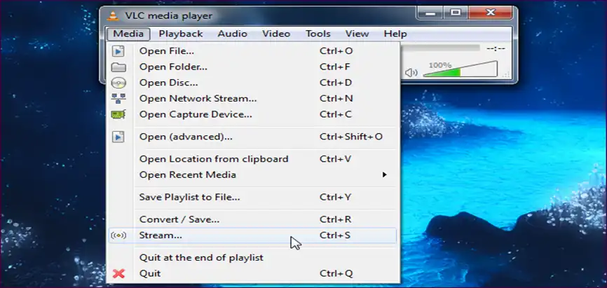 vlc network stream