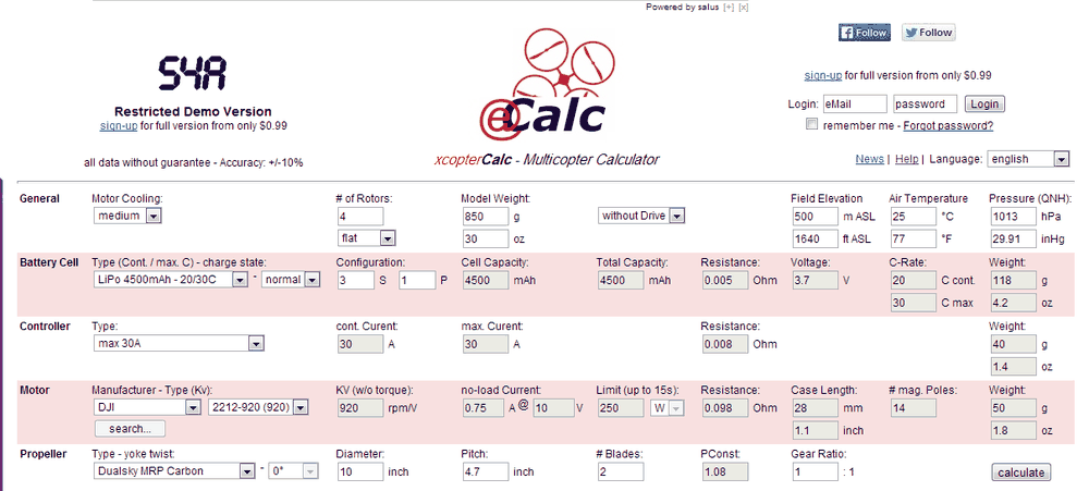 ecalc inputs