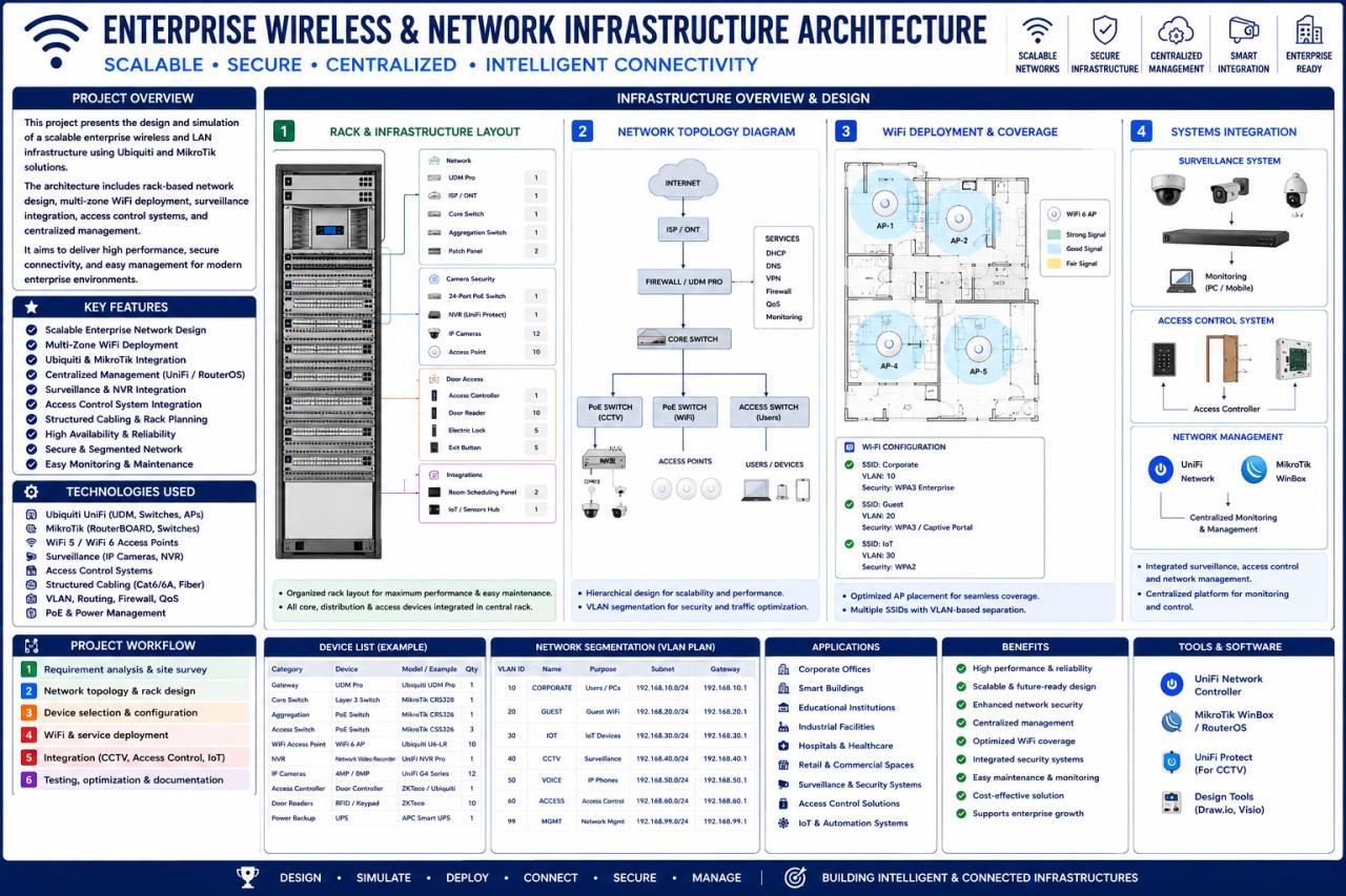 Enterprise Wireless & Network Infrastructure Architecture — LinkedIn project media